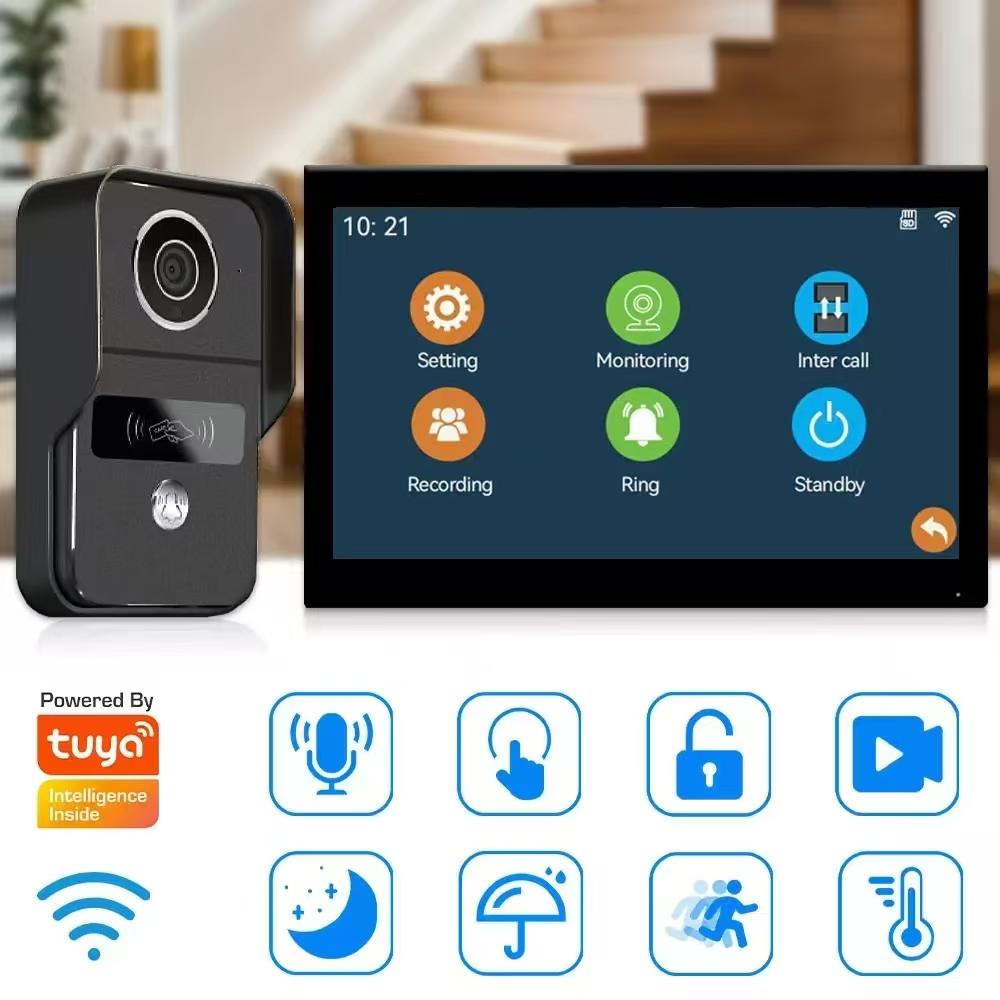 Wifi Doorbell Camera - 7Inch IPS Screen 2MP Tuya APP