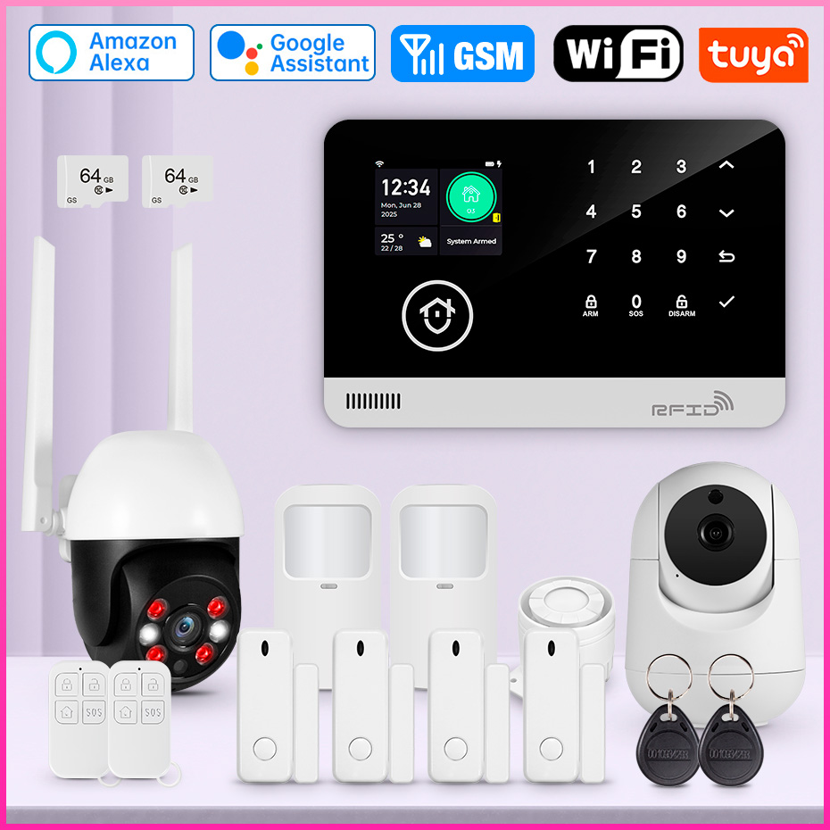 Smart Home Keyboard - Alarm System for Home Tuya WIFI