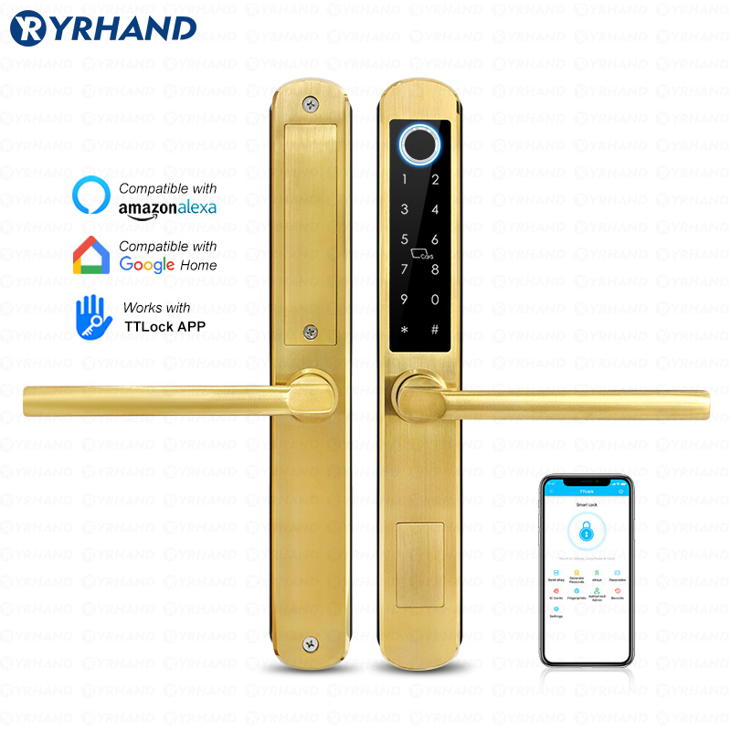 Smart Home Website - IP66 Gold Stainless steel Sliding Glass