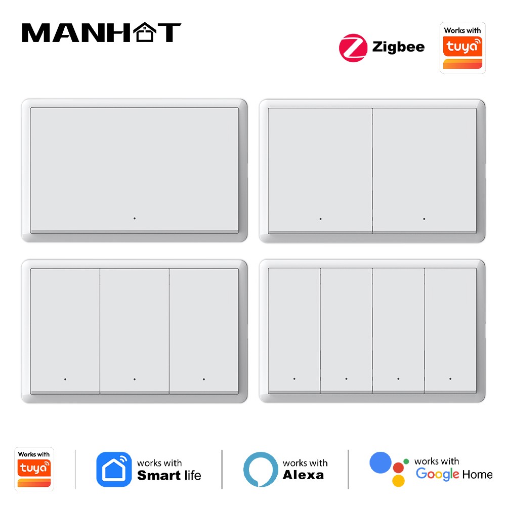Smart Home Zigbee - Manhot Smart zigbee Switch No Neutral