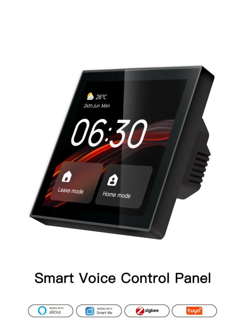 Smart Home Zigbee - Tuya Smart Home 4-Inch Full-Screen Zigbee