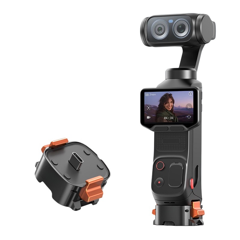 Smart Home Pc - Magnetic Charging Camera Mount For Insta360