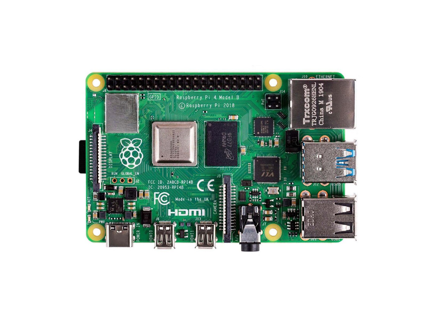 Smart Home Pc - Raspberry Pi 4 Computer Model B,