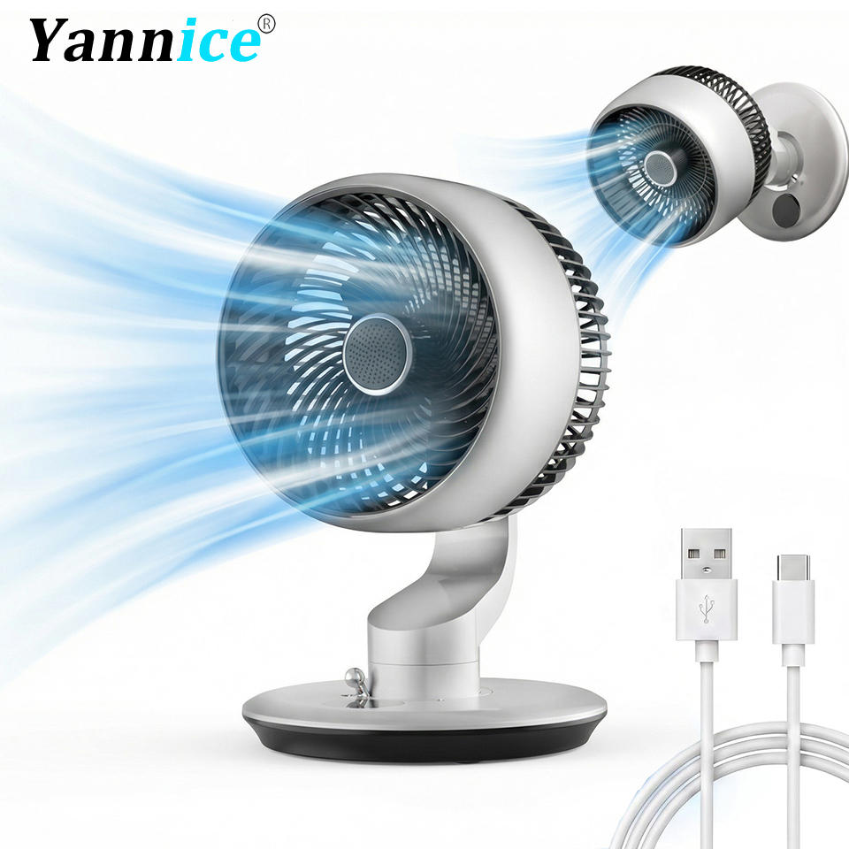 Smart Home Pc - 7800mAh USB Desk Fan 5 Speed