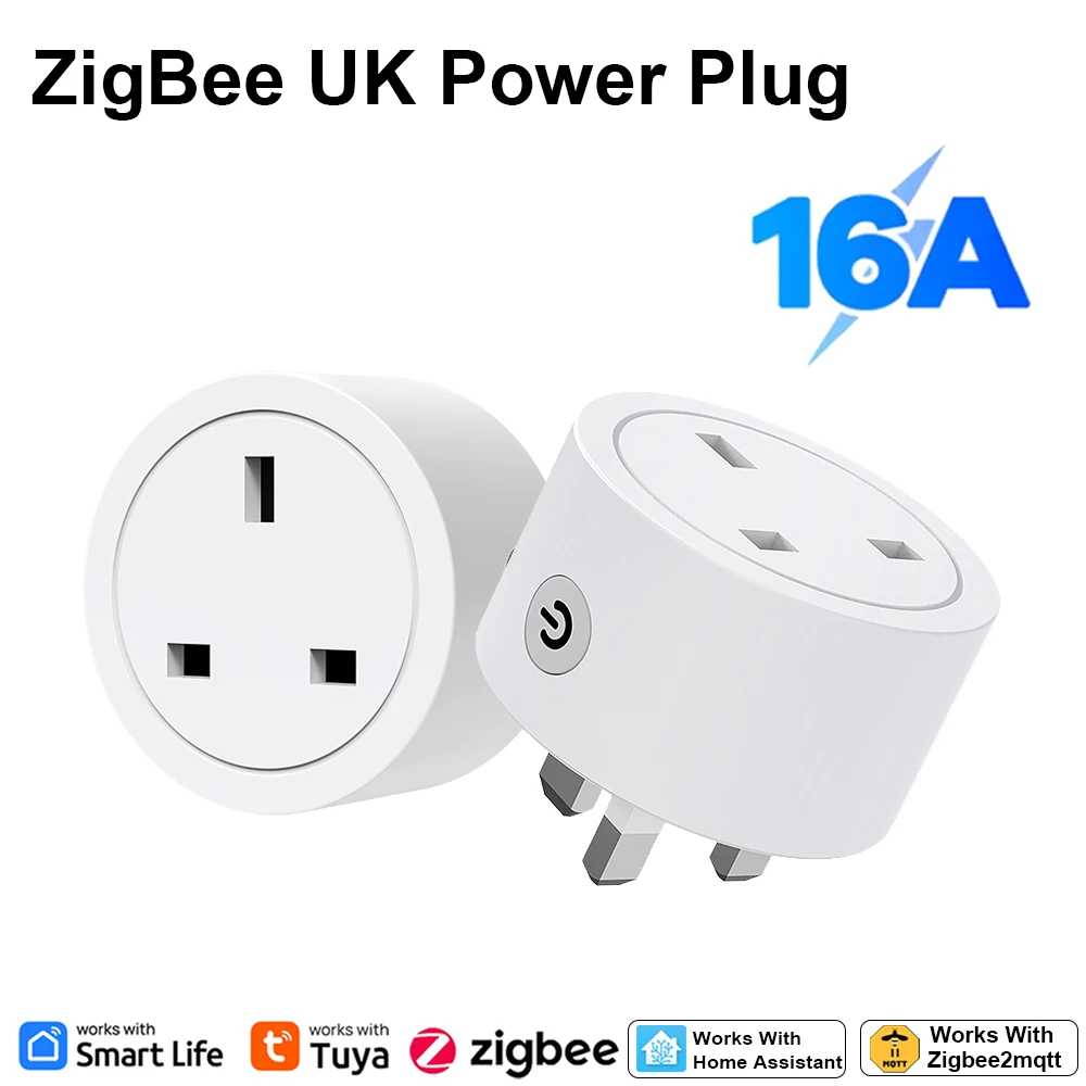 Smart Home Zigbee - Zigbee Smart Plug 16A UK Socket