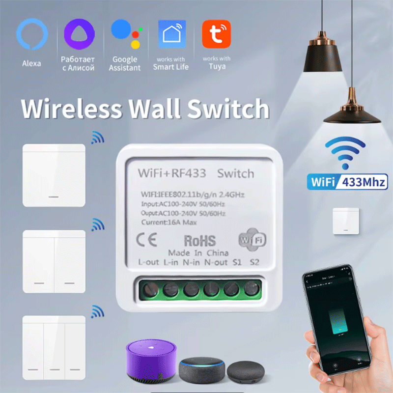 Smart Home Solution - Tuya WiFi Smart Light Switch Smart