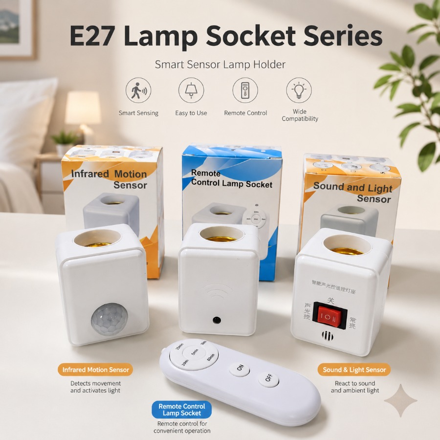 Pir Motion Sensor - EU/US Plug E27 PIR Motion Sensor