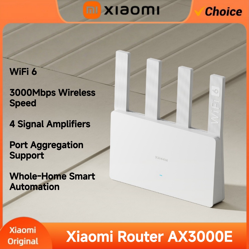 Smart Home Future - Xiaomi AX3000E WiFi 6 Router 3000Mbps
