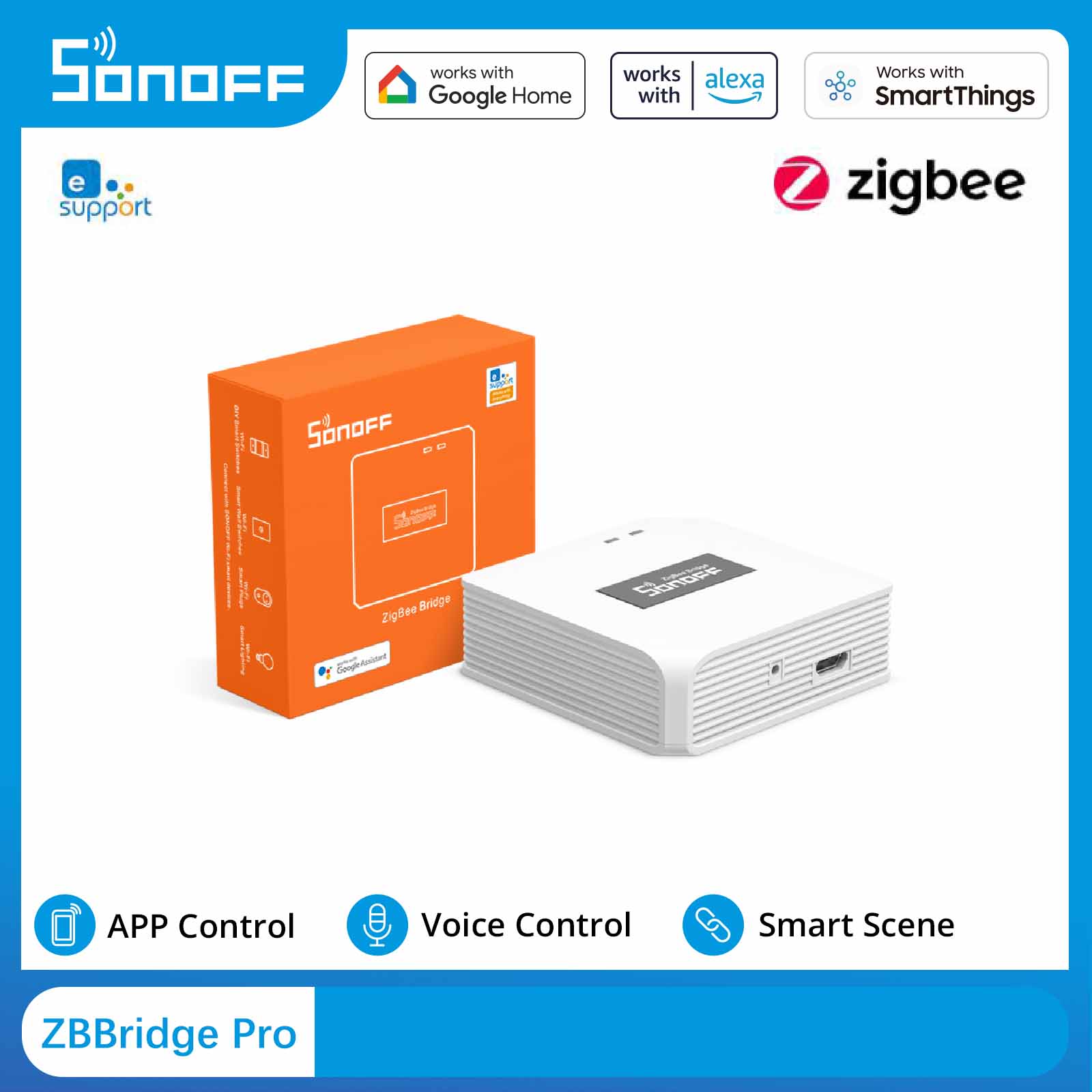 Smart Home Website - SONOFF ZBBridge-P ZigBee Gateway Connect ZigBee