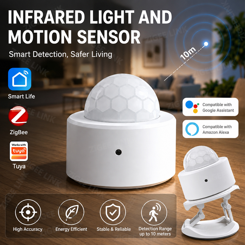 Pir Motion Sensor - ZigBee 3.0 PIR Motion Sensor Wireless