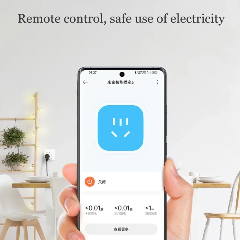 Smart Home Xiaomi App - Xiaomi Mijia Smart Socket 3 WIFI