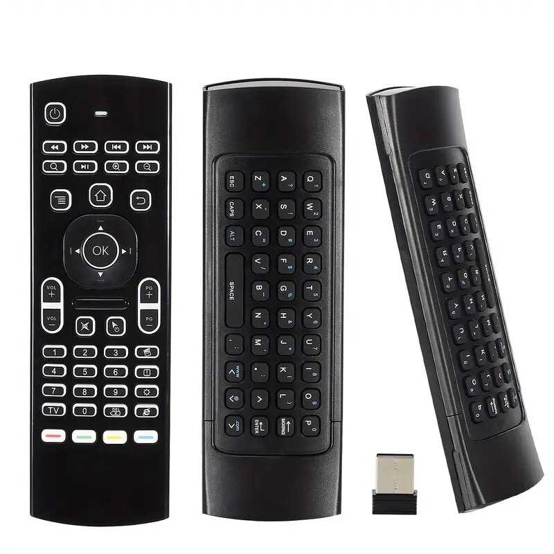 Smart Home Keyboard - MX3 Backlit Air Mouse Remote Control