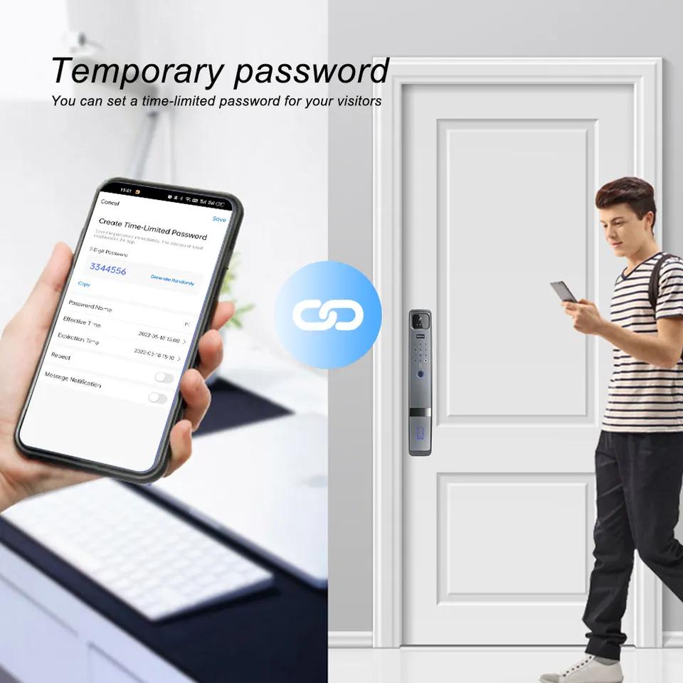 Facial Recognition Fingerprint - Wifi Doorbell Camera review and price