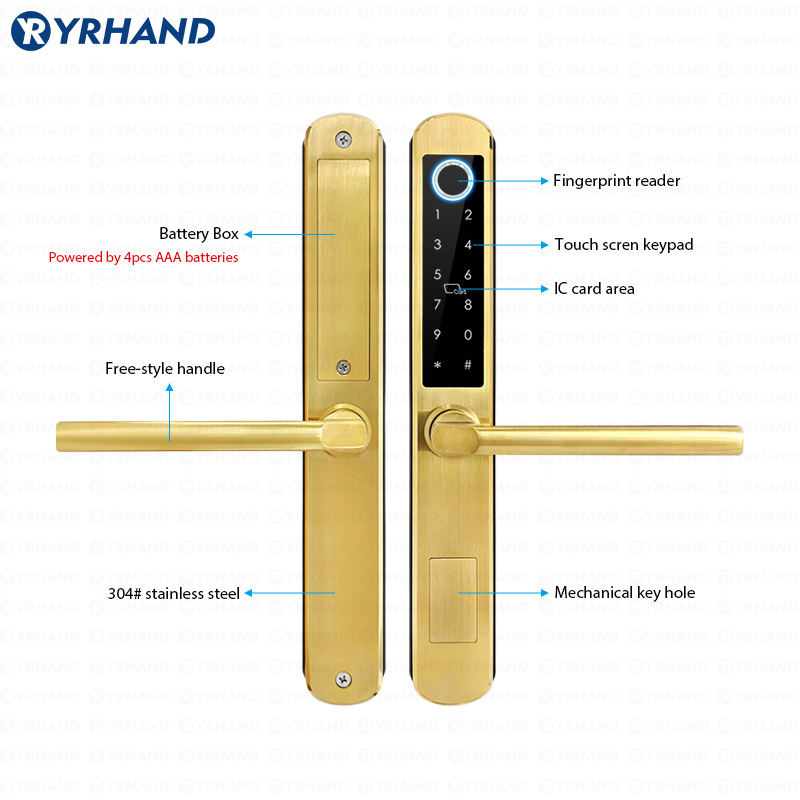 IP66 Gold Stainless steel Slid - Smart Home Website review and price