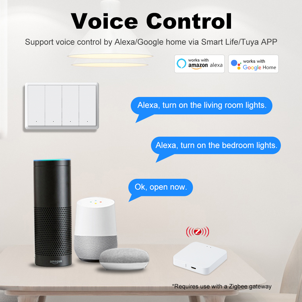 Manhot Smart zigbee Switch No  - Smart Home Zigbee review and price