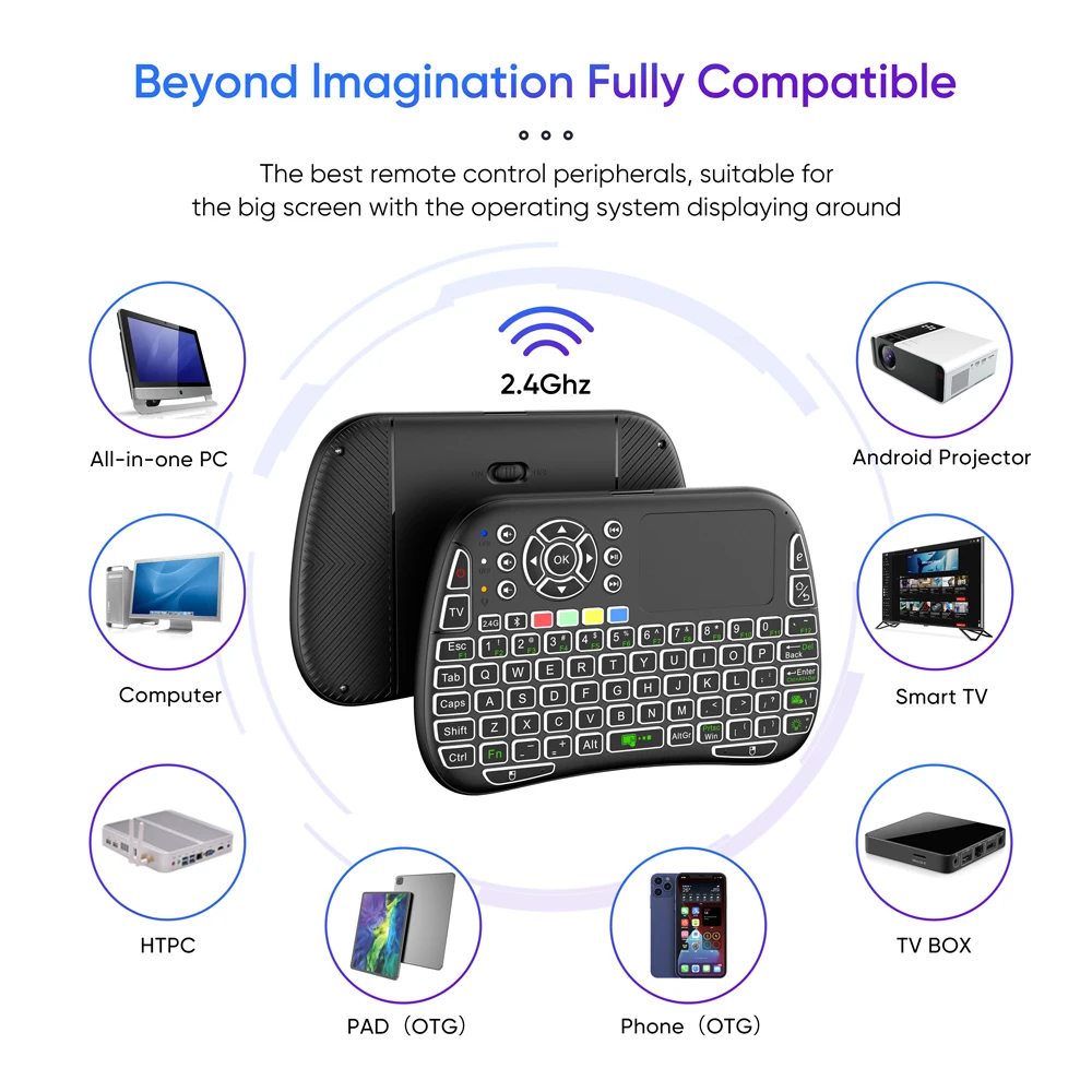 Mini Keyboard Gyroscope Dual M - Smart Home Keyboard review and price