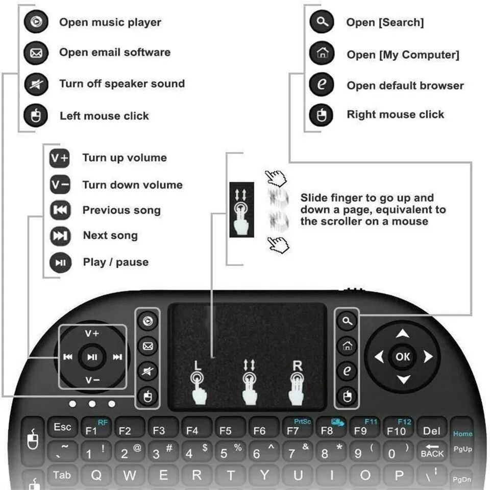 Mini English Bluetooth Keyboar - Smart Home Solution review and price