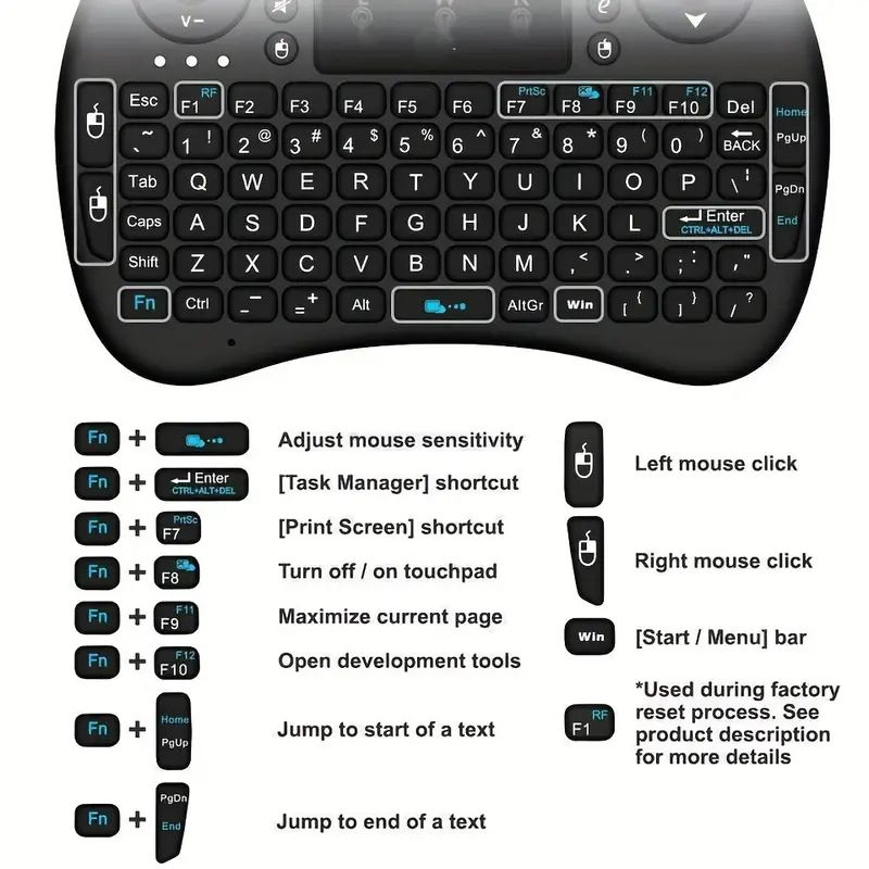 Mini English Bluetooth Keyboar - Smart Home Solution review and price