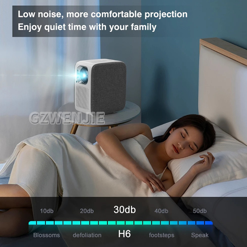 H6 Mini Projector LED 1080P Fu - Smart Home Tv review and price