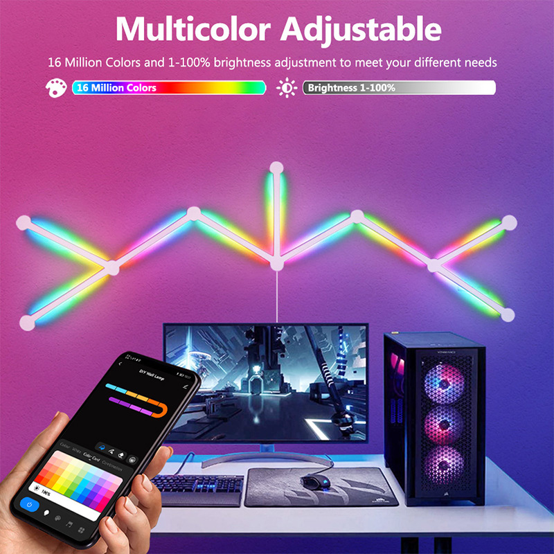 Smart RGB Wall Lamp, Bluetooth - Smart Home Tv review and price