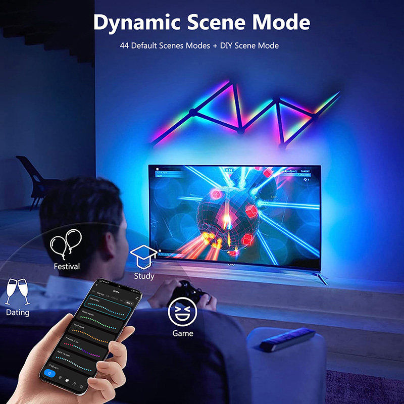 Smart RGB Wall Lamp, Bluetooth - Smart Home Tv review and price