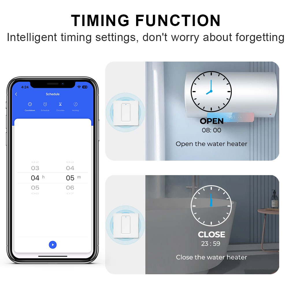 Smart Water Heater Switch/WiFi - Smart Home Solution review and price