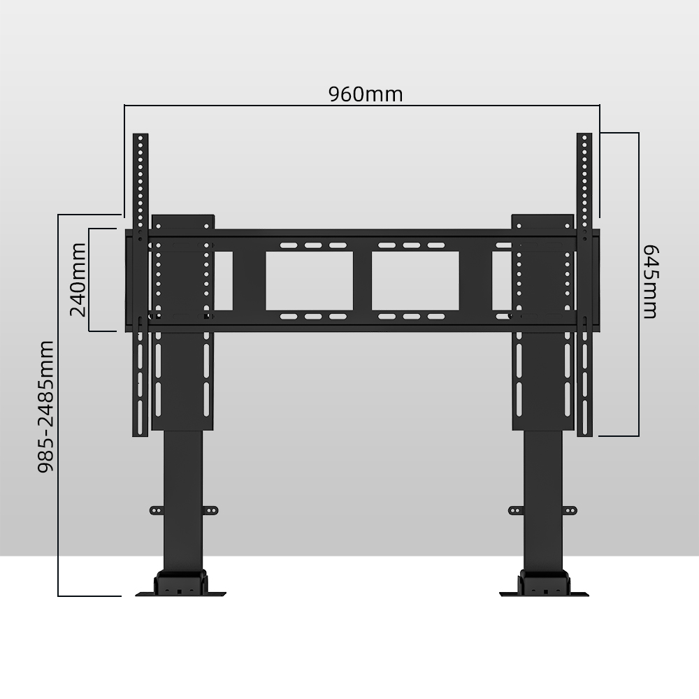 Electric Height Adjustable 65- - Smart Home Tv review and price