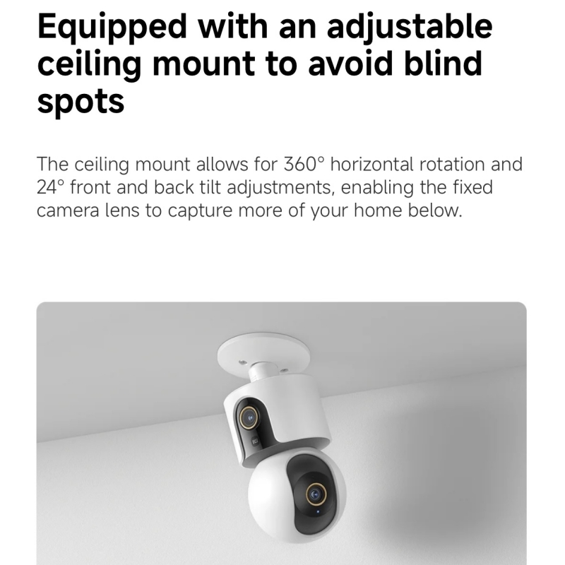 Xiaomi Smart Camera C500 Dual  - Smart Home Future review and price