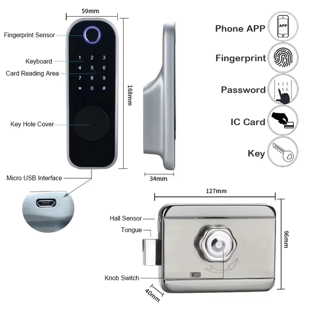 TYSH Tuya Remote Smart Door Lo - Smart Home Ezviz review and price