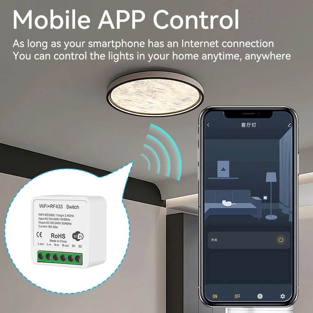 Voice Control Module WiFi RF43 - Smart Home Automation review and price