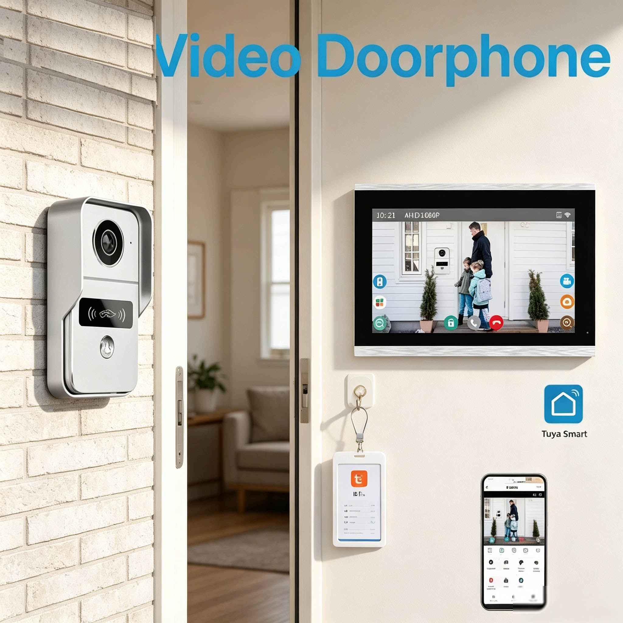 Door Intercom Doorbell, 10.1 I - Wifi Doorbell Camera review and price