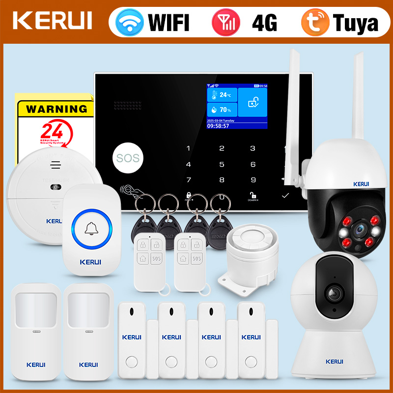KERUI 4G Alarm with Doorbell R - Smart Home Keyboard review and price