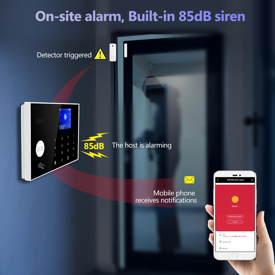 KERUI 4G Alarm with Doorbell R - Smart Home Keyboard review and price