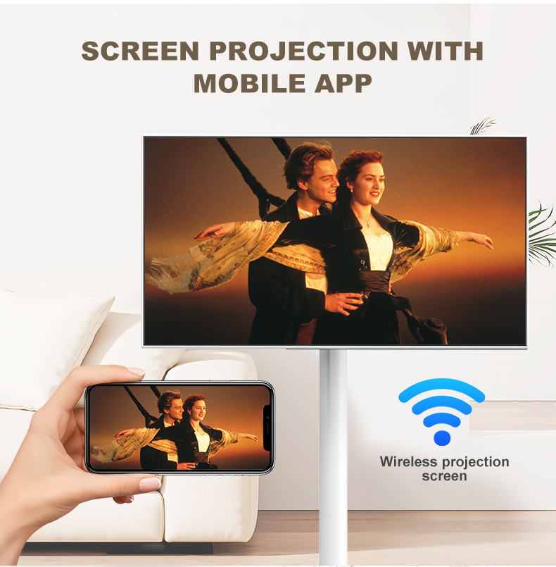 21.5 Inch LED White Battery-Po - Smart Home Tv review and price