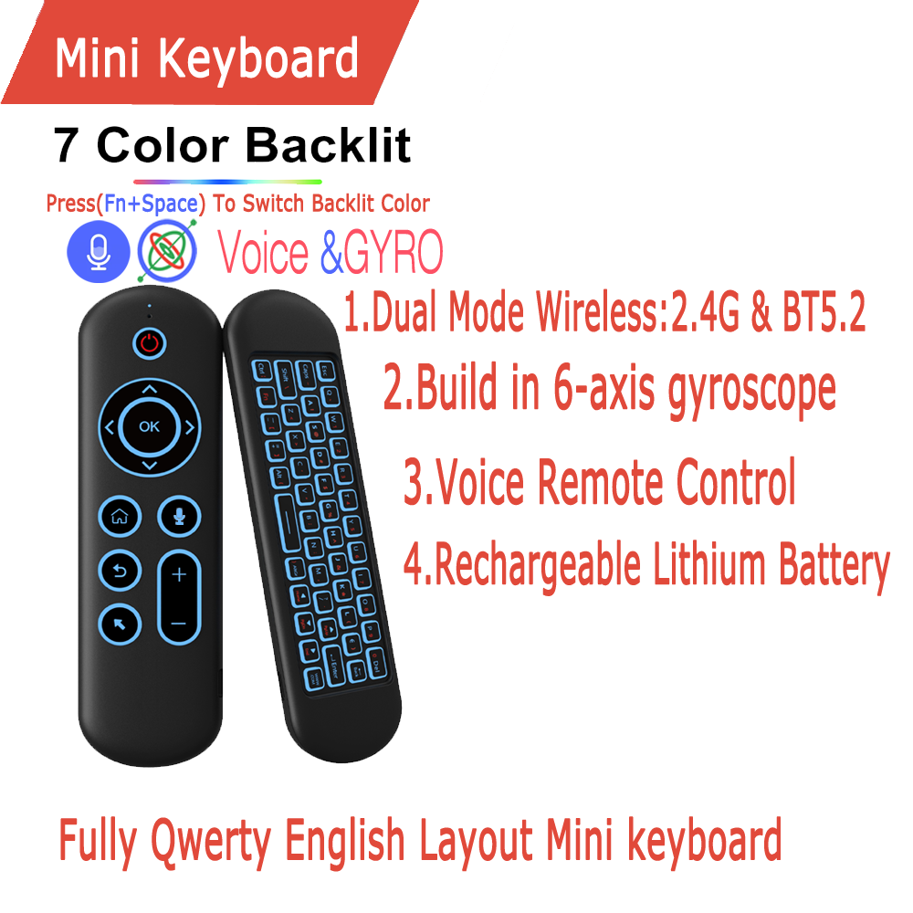 Remote Control Air Mouse Voice - Smart Home Keyboard review and price