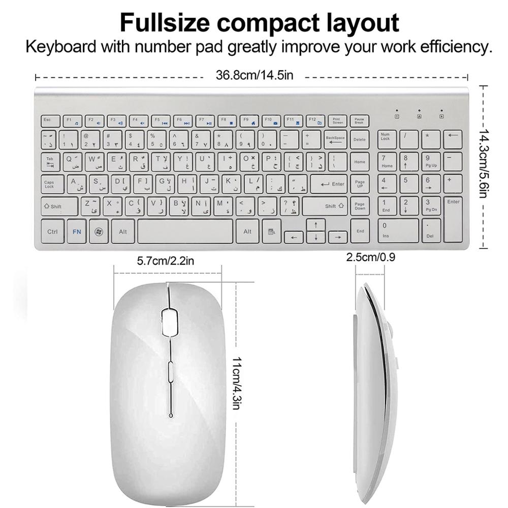 Arabic Enghish Character Slim  - Smart Home Keyboard review and price