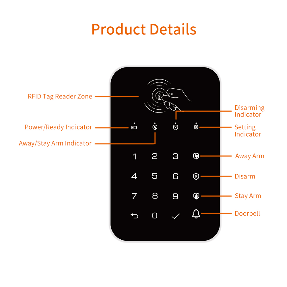 Staniot 433Mhz Wireless Touch  - Smart Home Keyboard review and price