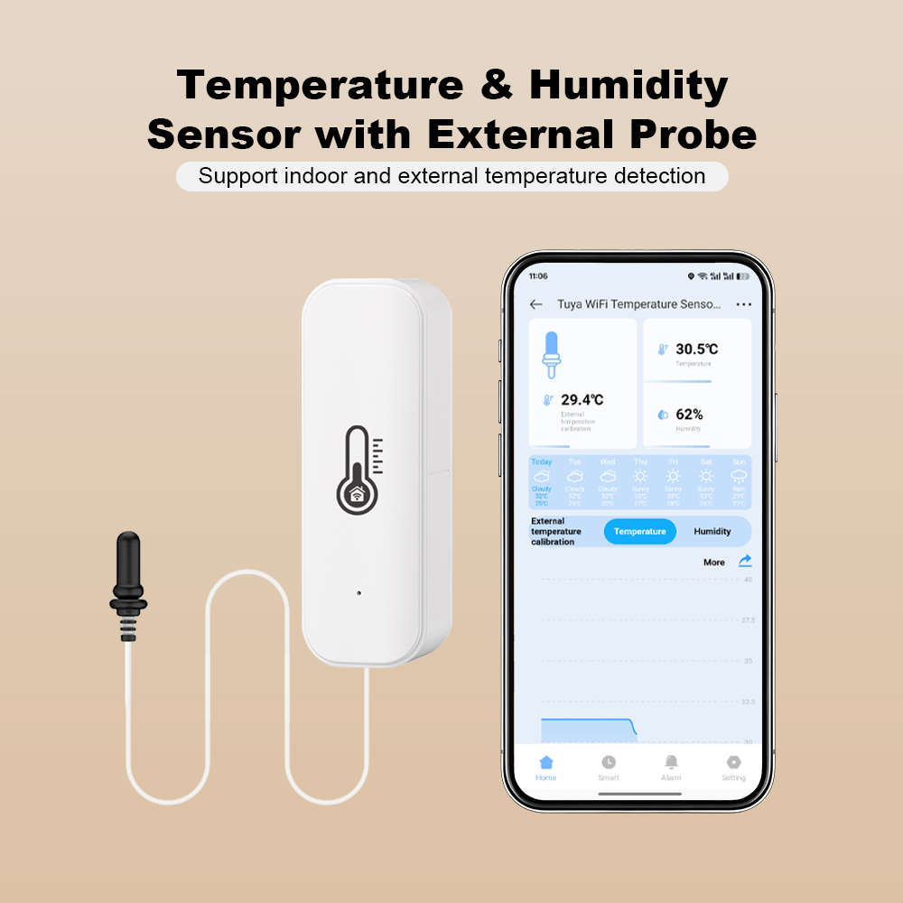 2026 New Tuya WiFi Humidity Te - Smart Home Solution review and price